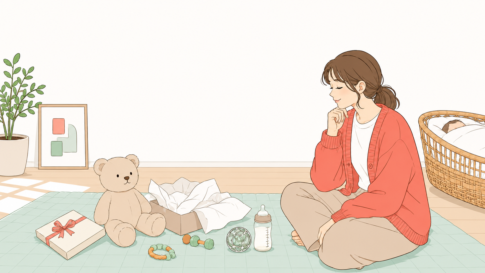 出産祝いでもらったぬいぐるみに困るママ